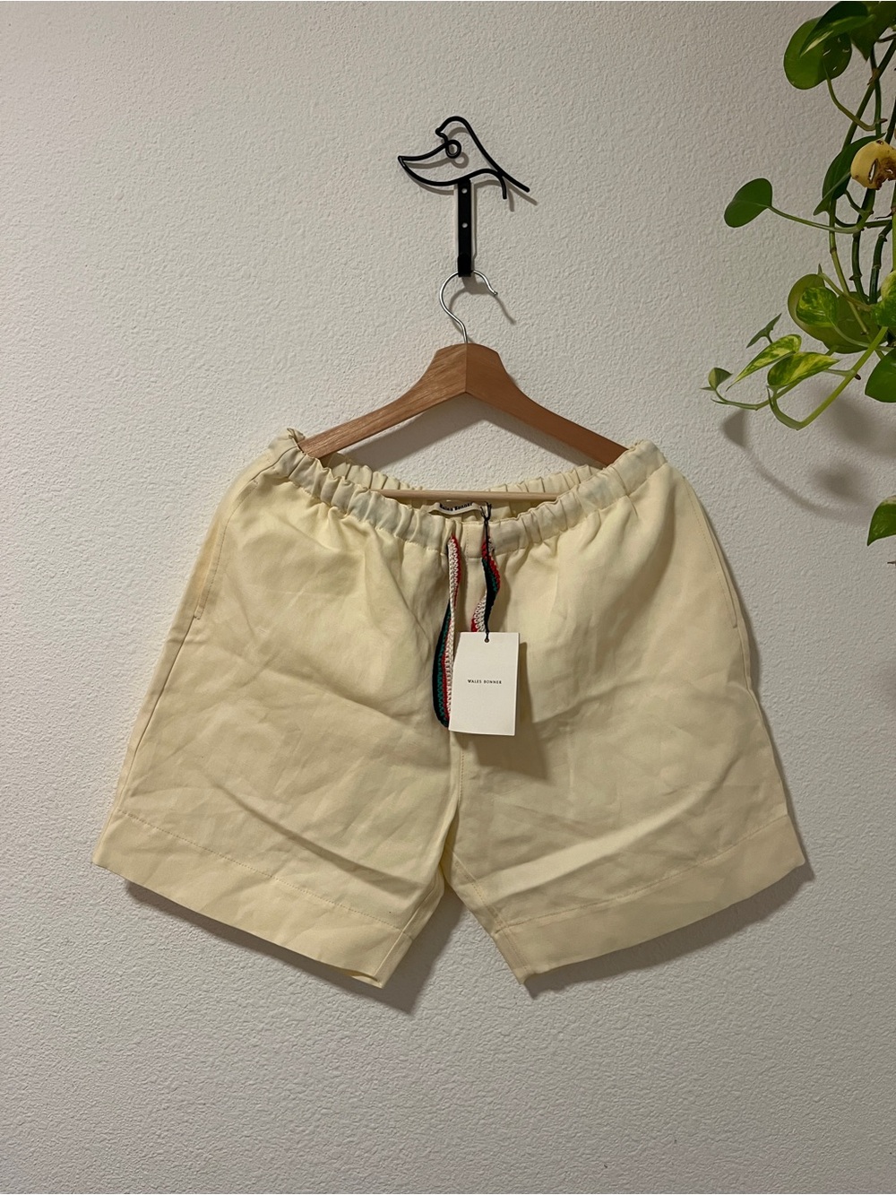 Wales Bonner Linen Cotton Men Shorts sz 48